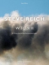 WTC 9/11 String Quartet and Pre-recorded Audio - Set of Parts cover